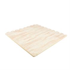 EVA-SCHAUM Puzzlematten weißes Holz 600x600x12mm (Set 4 St.)