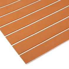 Eva Teak-Schaum braun/weiß 2400x1200x6mm