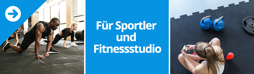 Für Sportler und Fitnessstudios