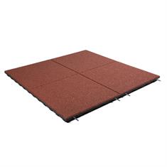 Fallschutzmatte 100x100x4,8cm rot