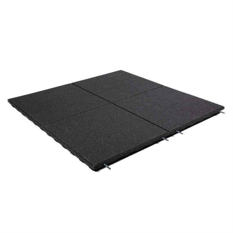 Fallschutzmatte 100x100x4,8cm schwarz