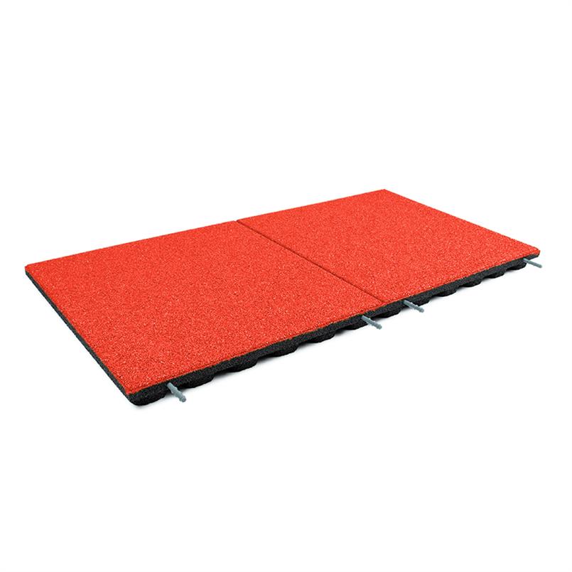 Fallschutzmatte 100x50x4,8cm korallenrot