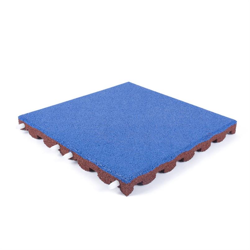 Fallschutzmatte 50x50x4,5cm dunkelblau