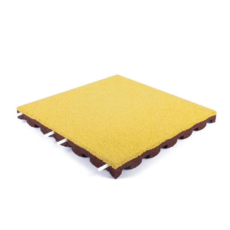 Fallschutzmatte 50x50x4,5cm gelb