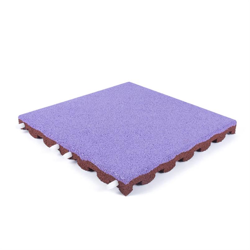 Fallschutzmatte 50x50x4,5cm lila