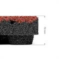 Fallschutzmatte 50x50x7cm rot