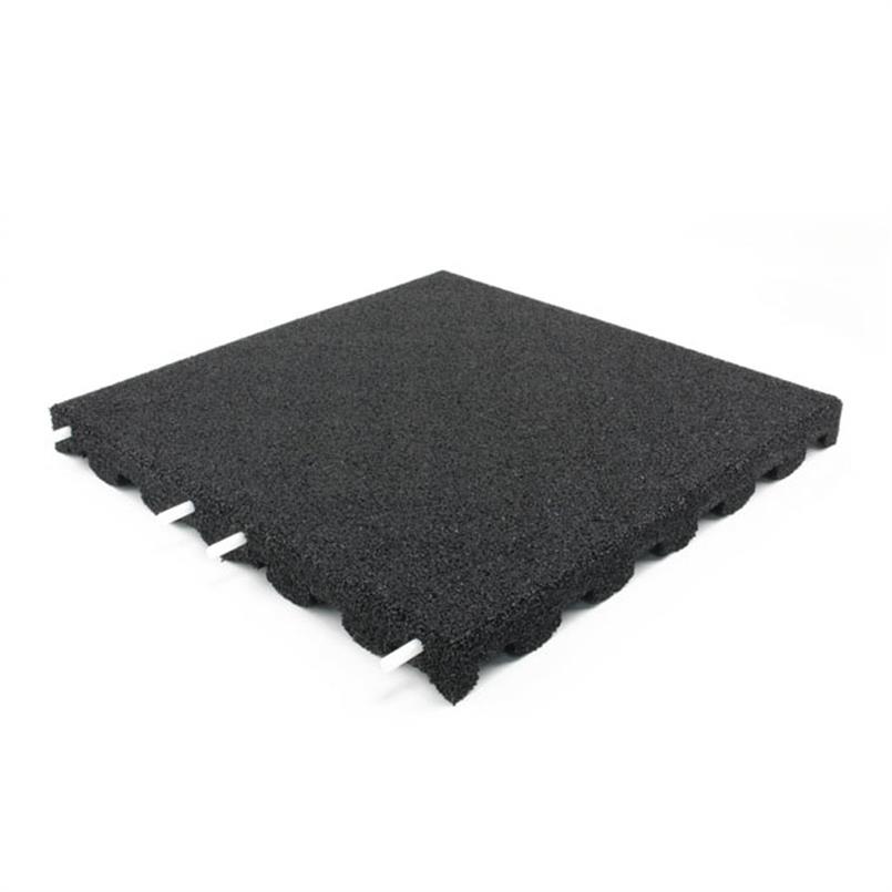 Fallschutzmatte 50x50x7cm schwarz