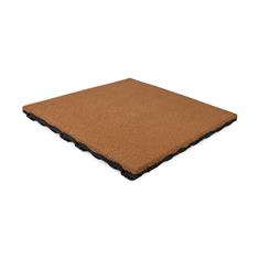 Fallschutzmatte braun EPDM 50x50x4,5cm (inkl. Stifte)