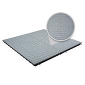Fallschutzmatte Design 100x100x4,8cm grau