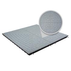 Fallschutzmatte Design 100x100x4,8cm grau
