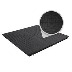 Fallschutzmatte Design 100x100x4,8cm schwarz