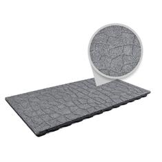 Fallschutzmatte flagstone 100x50x4,8cm grau