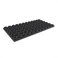 Fallschutzmatte flagstone 100x50x4,8cm schwarz