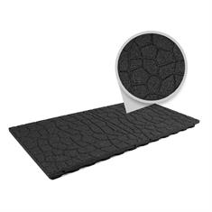 Fallschutzmatte flagstone 100x50x4,8cm schwarz
