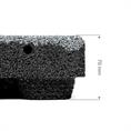 Fallschutzmatte flagstone 100x50x7cm grau (inkl. Stifte)