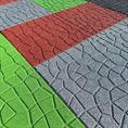Fallschutzmatte flagstone 100x50x7cm grau