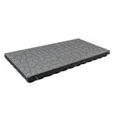 Fallschutzmatte flagstone 100x50x7cm grau