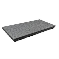 Fallschutzmatte flagstone 100x50x7cm grau