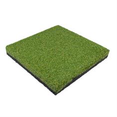 Fallschutzmatte Gras 50x50x7cm (inkl. Stifte)