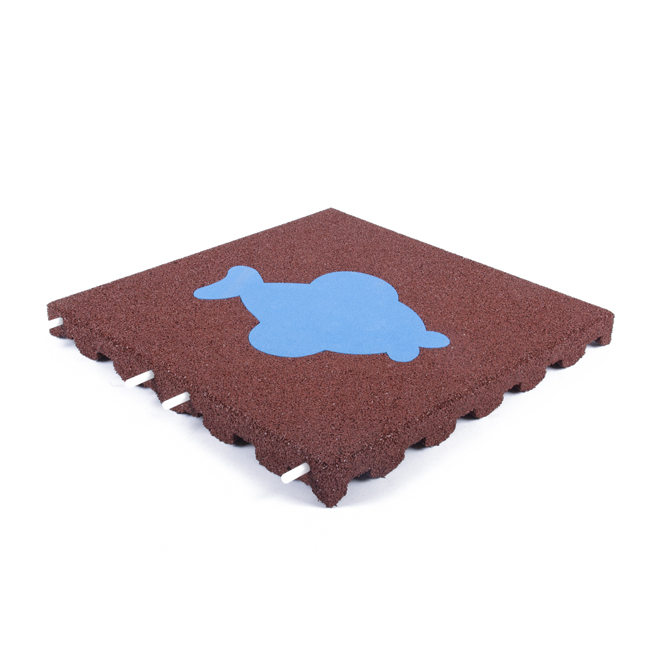 Fallschutzmatte mit Fisch