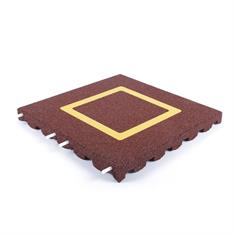 Fallschutzmatte mit Viereck