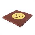 Fallschutzmatte rot mit gelbem Zwinkersmiley
