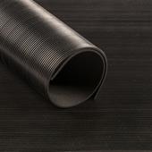Feinriefenmatte schwarz 3mm (180cm breit)