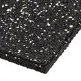 Fitnessfliese schwarz/weiß 100x100x1,5cm