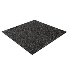 Fitnessfliese schwarz/weiß 100x100x1,5cm