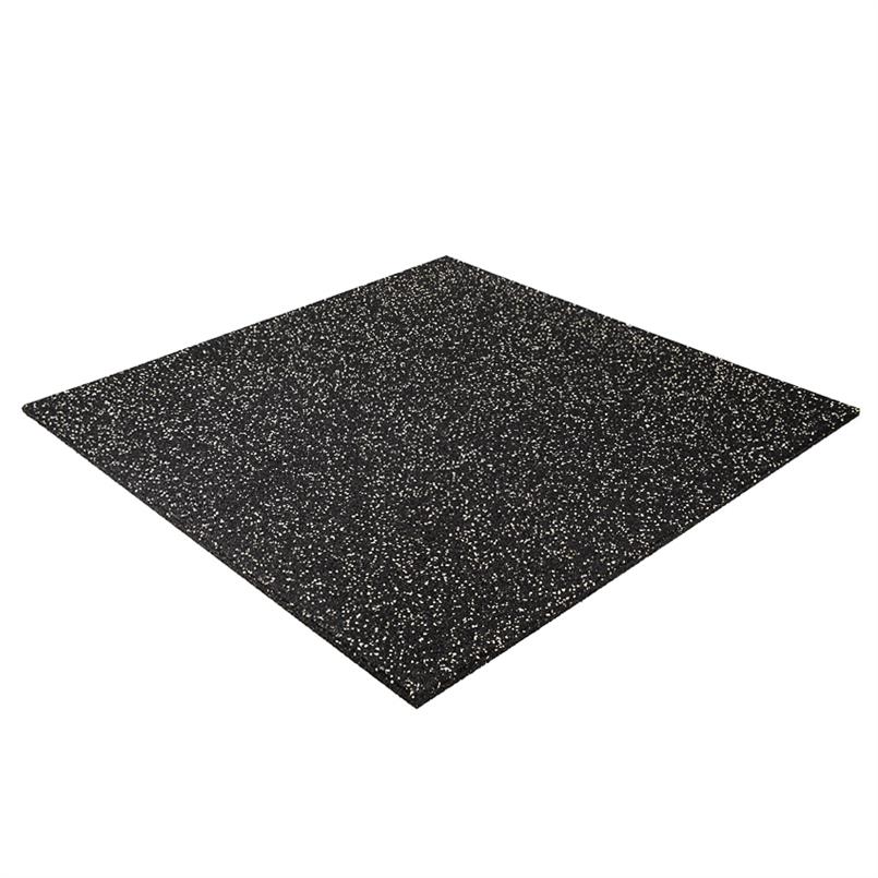 Fitnessfliese schwarz/weiß 100x100x1,5cm