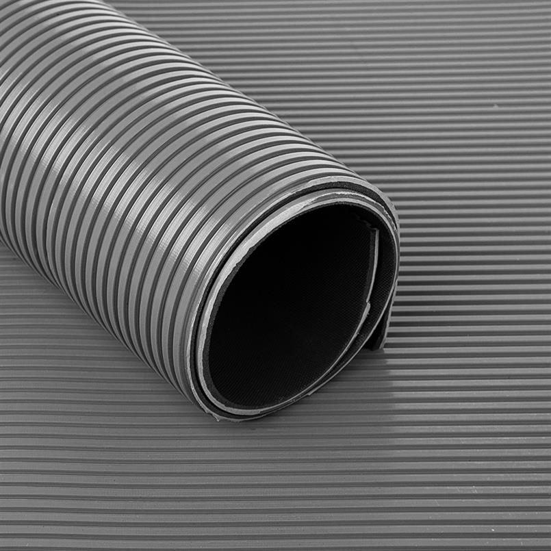Flachrippenläufer grau 3mm (LxB=10x1,2m)