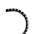 Flexibler Kabelschlauch schwarz D=42mm L=3000mm