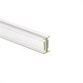 Flexibles Anschlussprofil 10-10,8 mm transparent (L=3m)