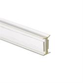 Flexibles Anschlussprofil 12-12,8 mm transparent (L=3m)