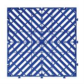 Gitterfliese blau premium 400x400x30mm (Set 10 Stück)
