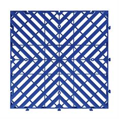 Gitterfliese blau premium 400x400x30mm (Set 10 Stück)