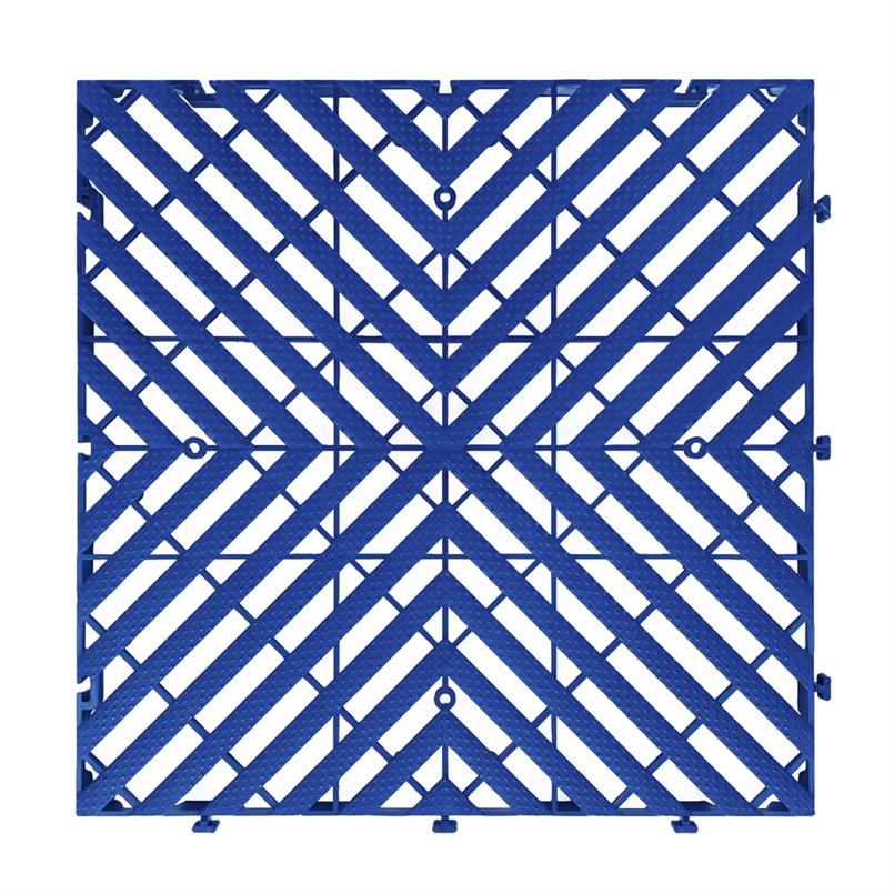 Gitterfliese blau premium 400x400x30mm (Set 10 Stück)