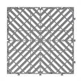 Gitterfliese dunkelgrau premium 400x400x30mm (Set 10 Stück)