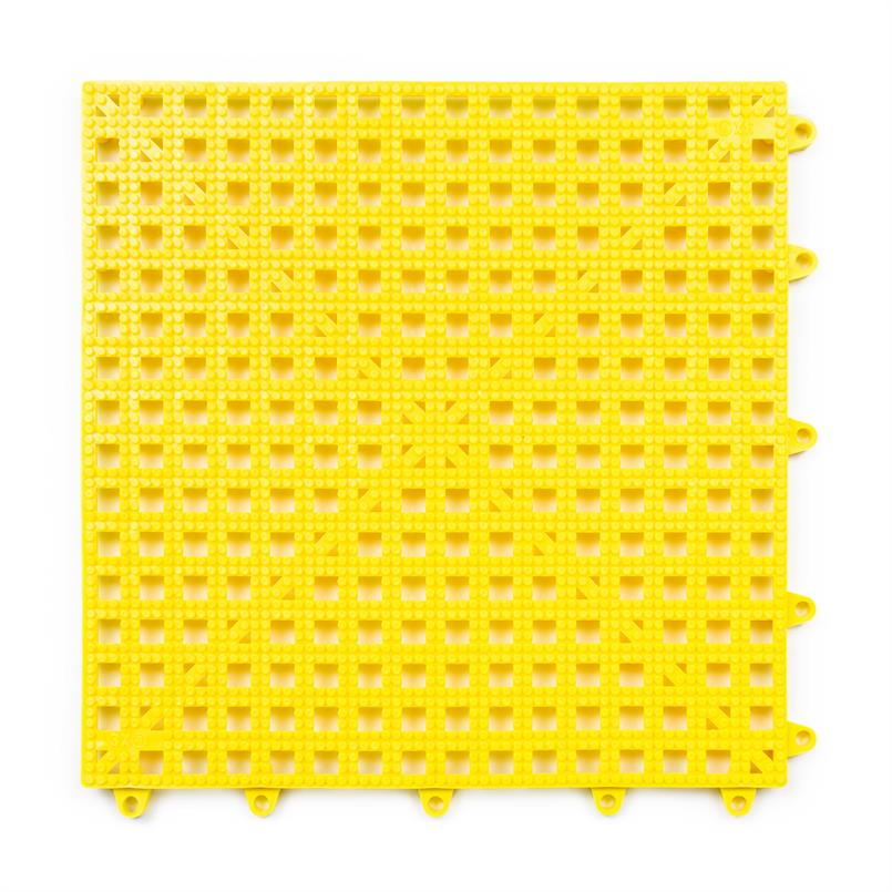 Gitterfliese gelb 300x300x13mm (Set 50 Stück)