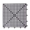 Gitterfliese grau 300x300x13mm (Set 25 Stück)