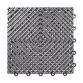 Gitterfliese hart dunkelgrau 300x300x15mm (Set 25 Stück)