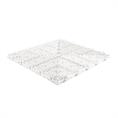 Gitterfliese hart weiß 300x300x15mm (Set 25 Stück)