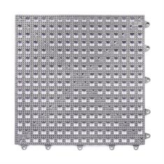 Gitterfliese hellgrau 300x300x13mm (Set 25 Stück)