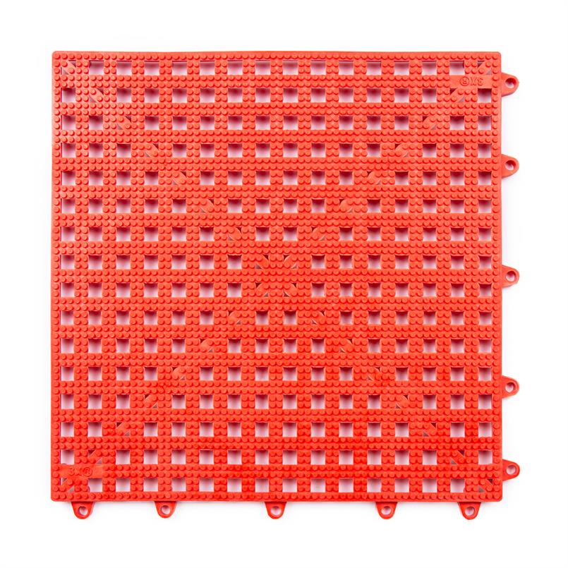 Gitterfliese rot 300x300x13mm (Set 50 Stück)