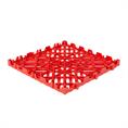 Gitterfliese rot premium 400x400x30mm (Set 10 Stück)