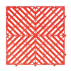 Gitterfliese rot premium 400x400x30mm (Set 10 Stück)