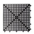 Gitterfliese schwarz 300x300x13mm (Set 25 Stück)