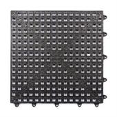 Gitterfliese schwarz 300x300x13mm (Set 25 Stück)