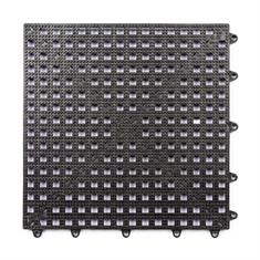 Gitterfliese schwarz 300x300x13mm (Set 25 Stück)