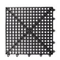 Gitterfliese schwarz 300x300x13mm (Set 50 Stück)